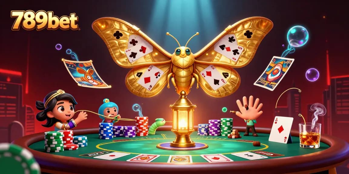 Engage in exciting gameplay with the stunning 789bet illustration depicting vibrant poker scenes.