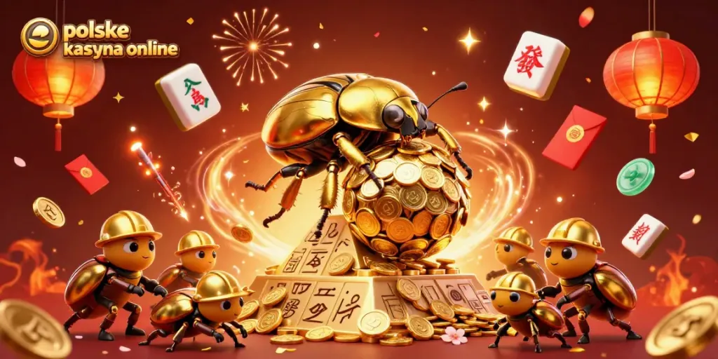 Experience polskie kasyna online with exciting gaming elements and dynamic characters in a vibrant scene.