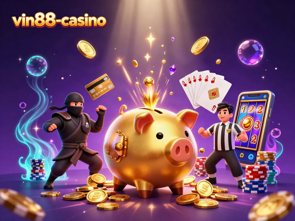 Join the exhilarating world of vin88-casino where golden coins cascade with every exciting game!