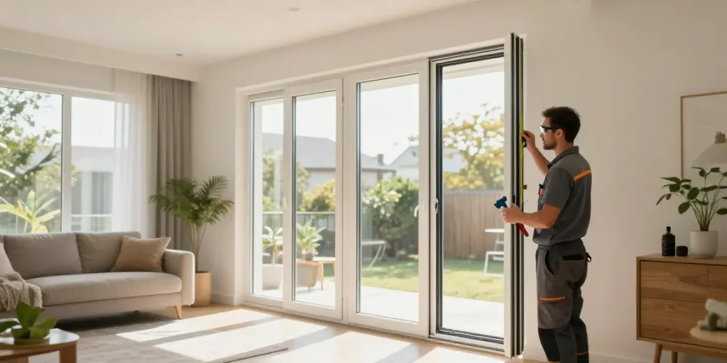 Professional uPVC window installation highlighting quality and efficiency for a modern home