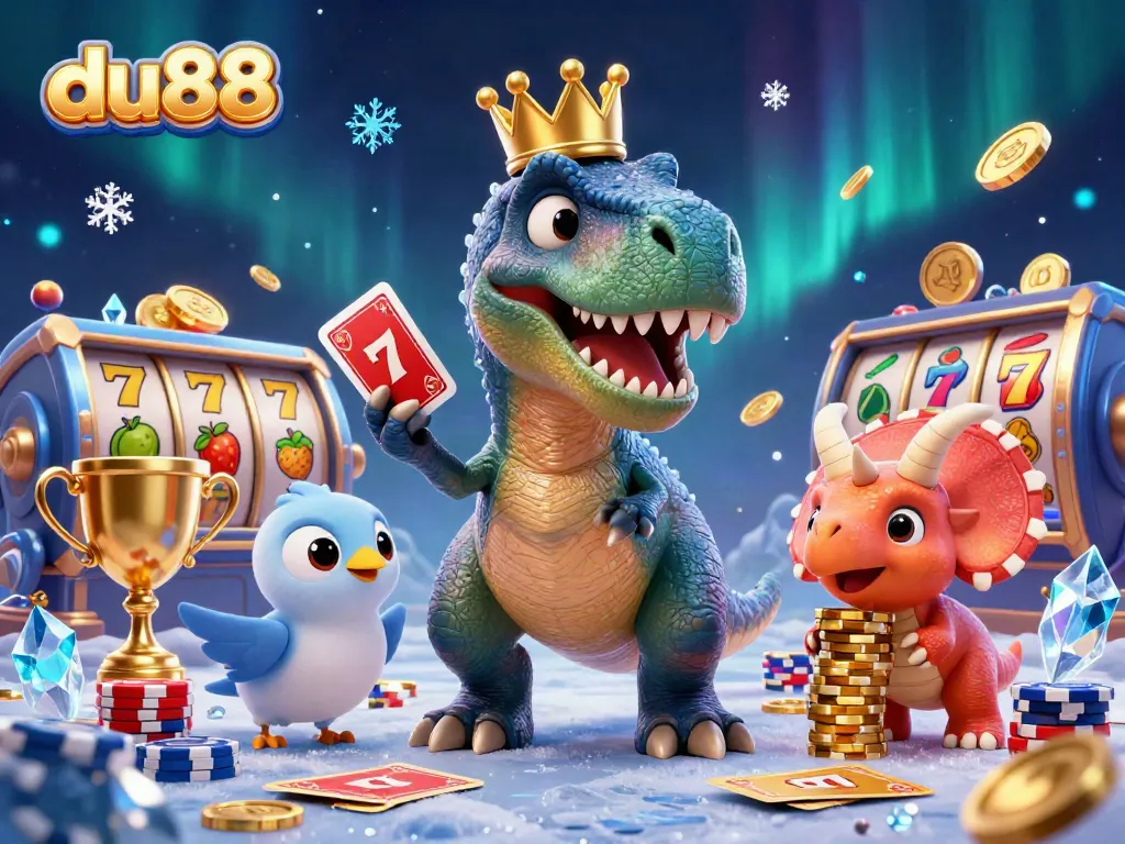 Experience thrilling gameplay with du88's vibrant casino elements in this engaging illustration.