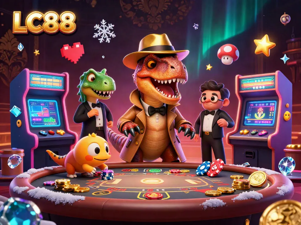 Join the excitement at LC88 as a velociraptor card counter attempts to win big at blackjack!