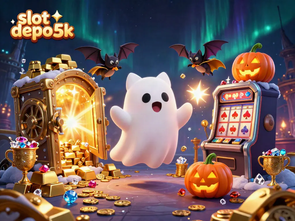 Experience thrilling gameplay with slot depo 5k featuring vibrant characters and dynamic casino elements.