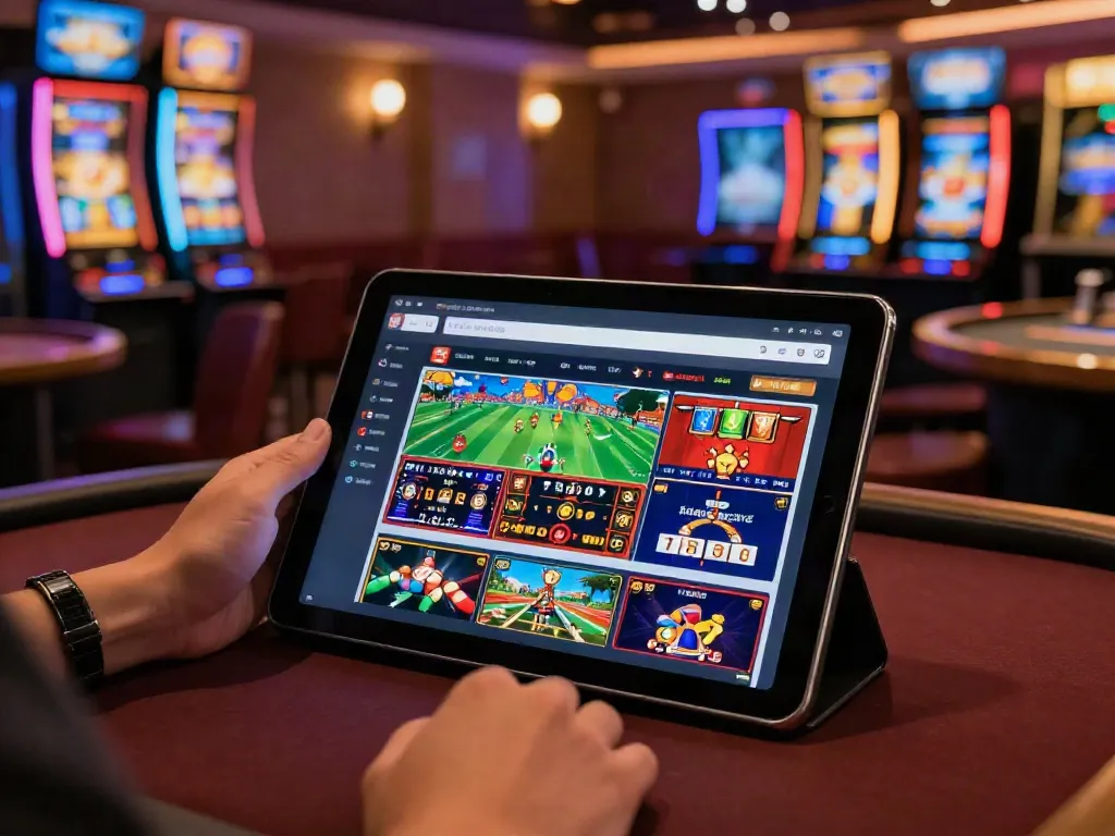 A user exploring the nhà cái five88 online platform showcasing casino and sports betting options.