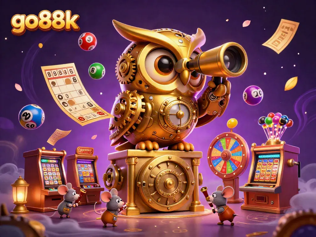 Experience the thrill of go88k gaming with dynamic colorful elements and enchanting characters in a virtual casino.