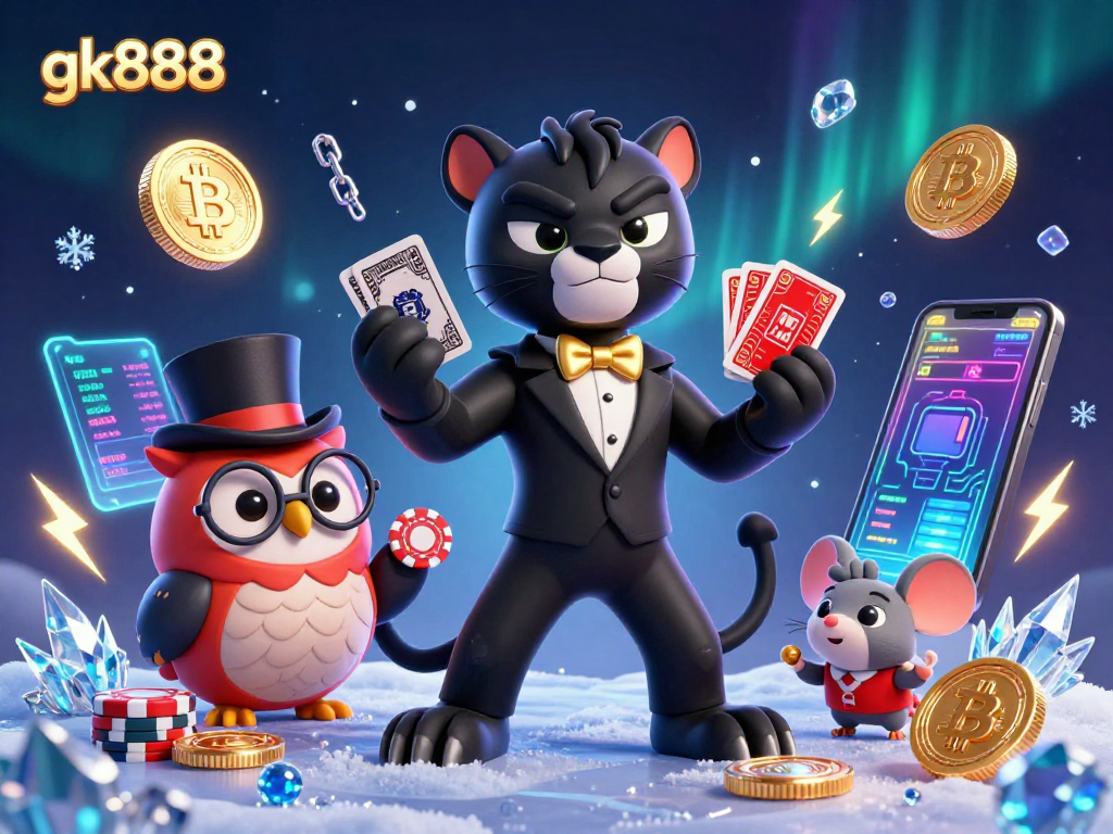 Engage in thrilling gameplay at gk888 with vibrant casino characters and dynamic elements.